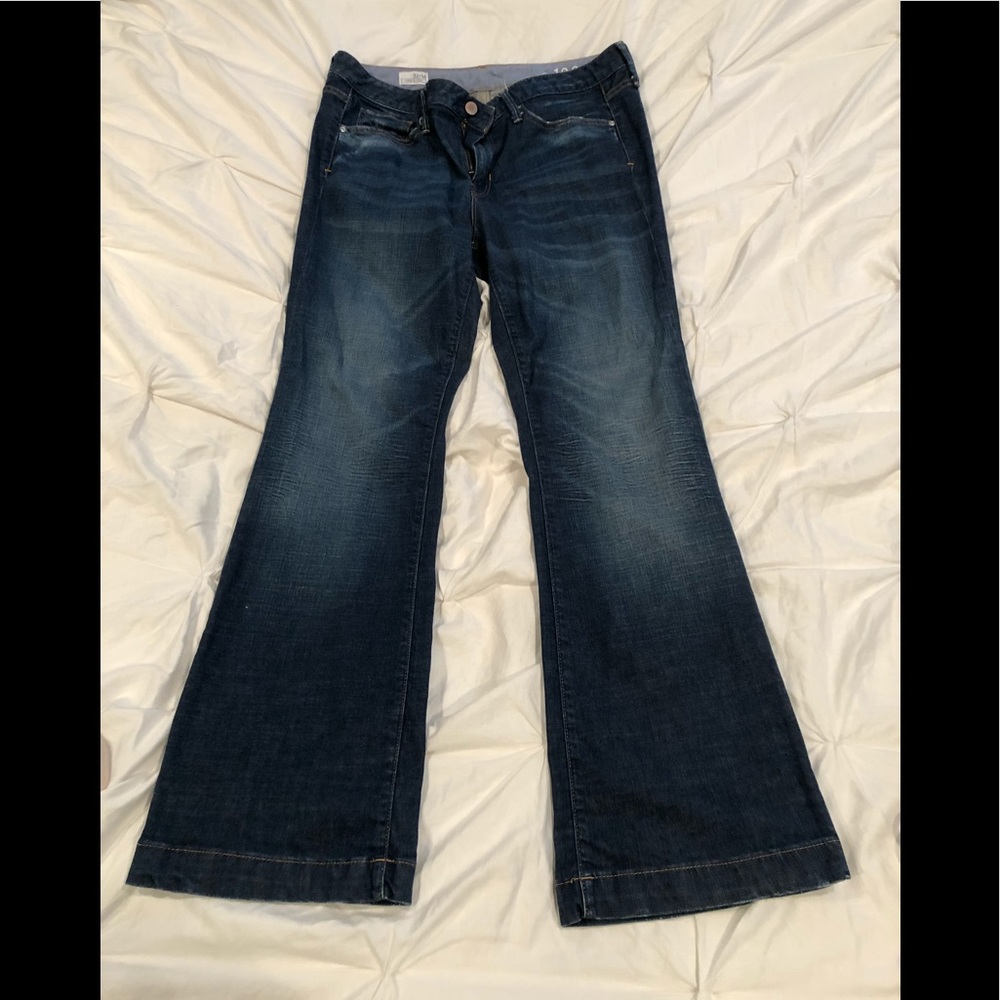 Gap long and lean 32/14 boot cut jeans like new